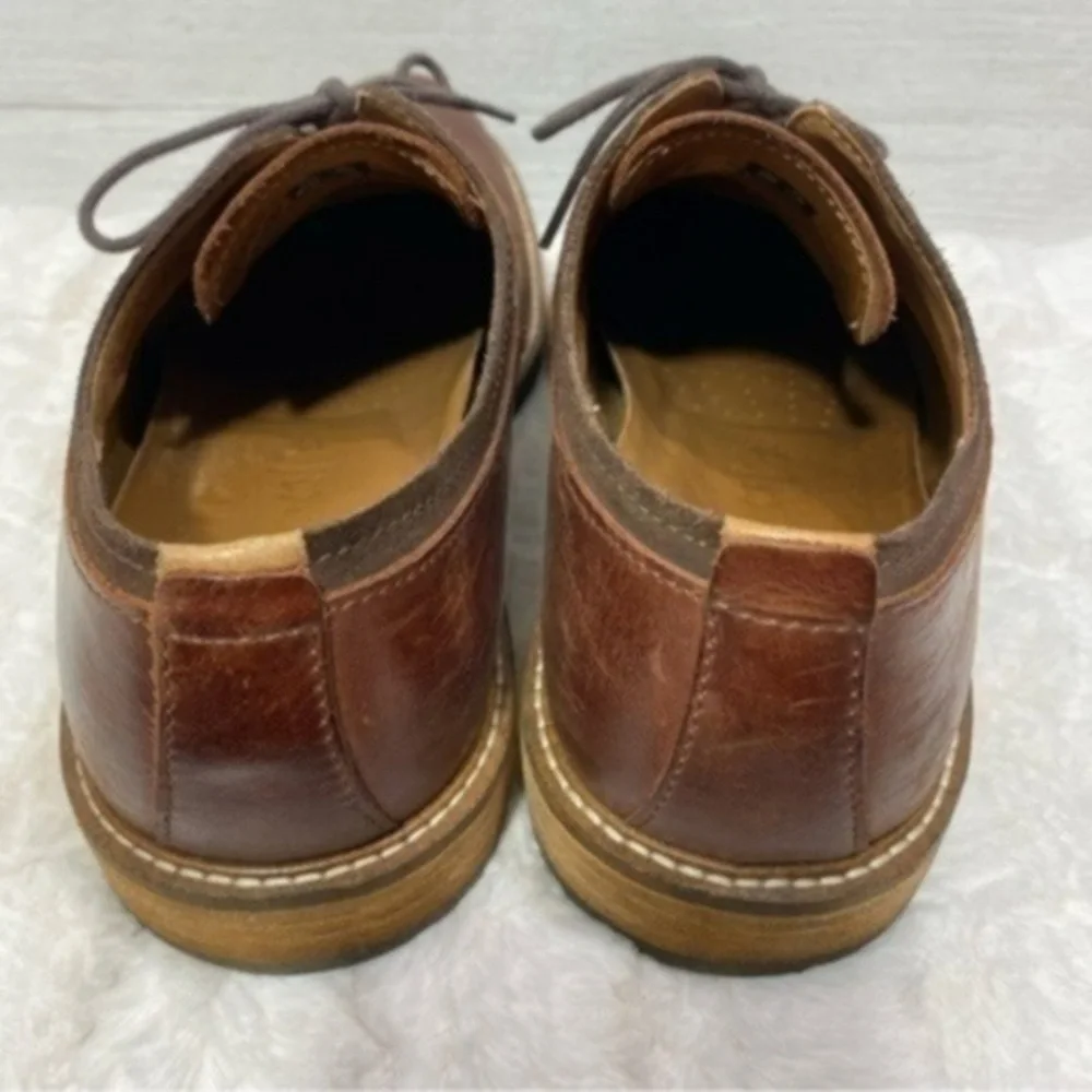 Ecco Mens Kenton Lace Up Casual Oxfords Size 44  Color Mink/Mocha